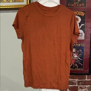a new day Rust Orange Short Sleeve Tee